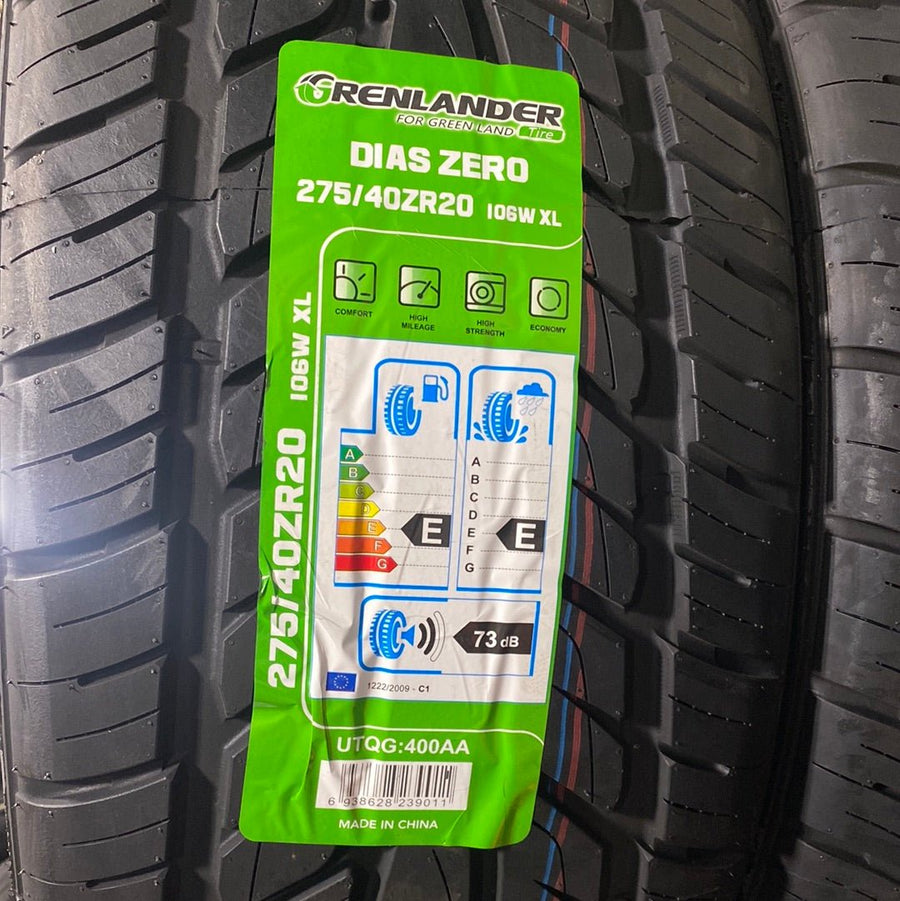 275/40R20 GRENLANDER DIAS ZERO UHP PASSENGER - Toee Tire