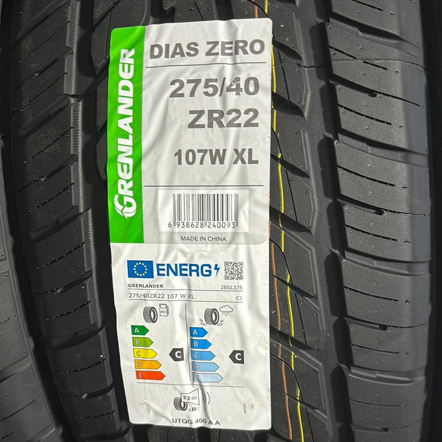 275/40R22 GRENLANDER DIAS ZERO UHP PASSENGER - Toee Tire