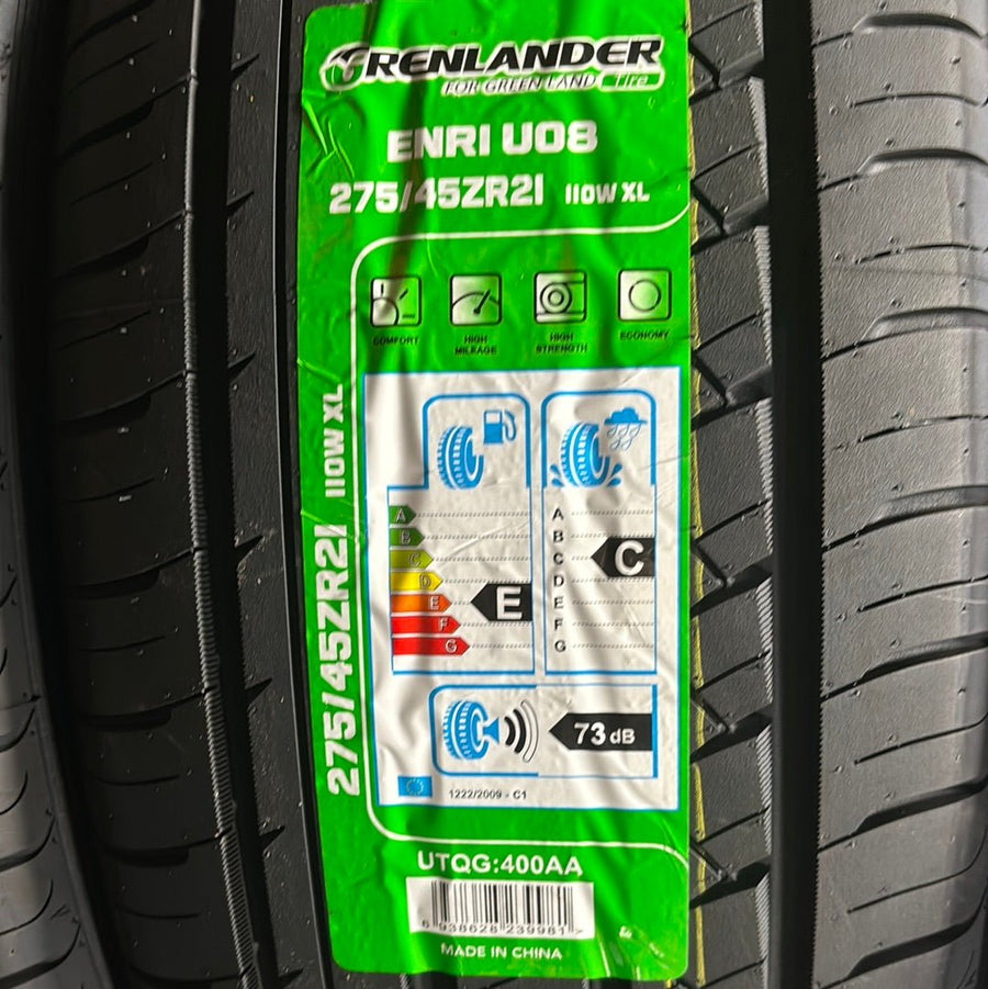 275/45R21 GRENLANDER ENRI U08 UHP PASSENGER - Toee Tire