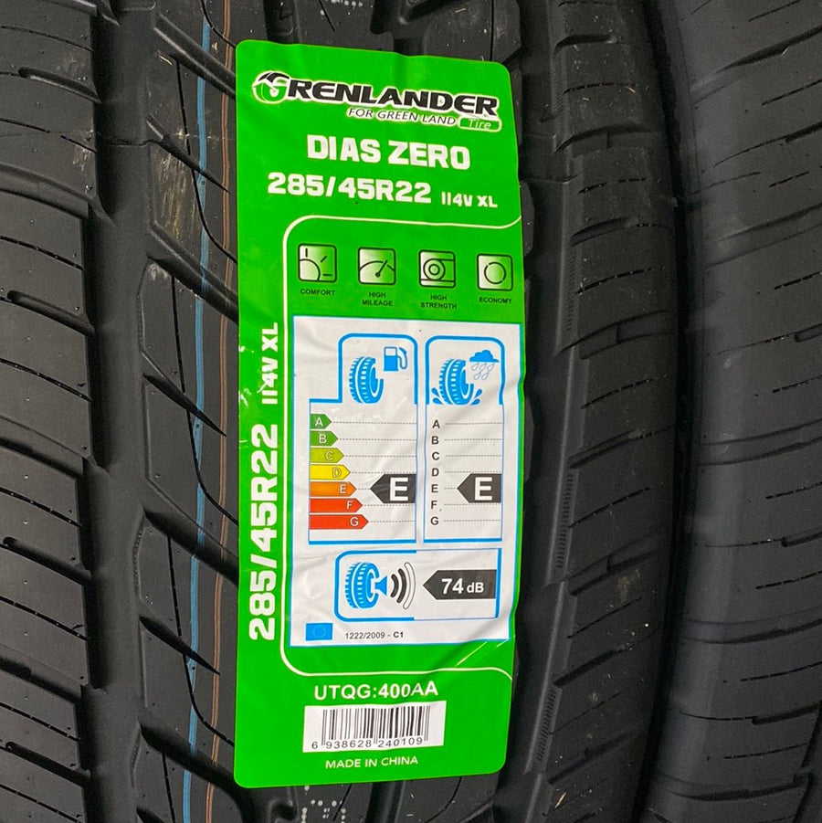 285/45R22 GRENLANDER DIAS ZERO UHP PASSENGER - Toee Tire