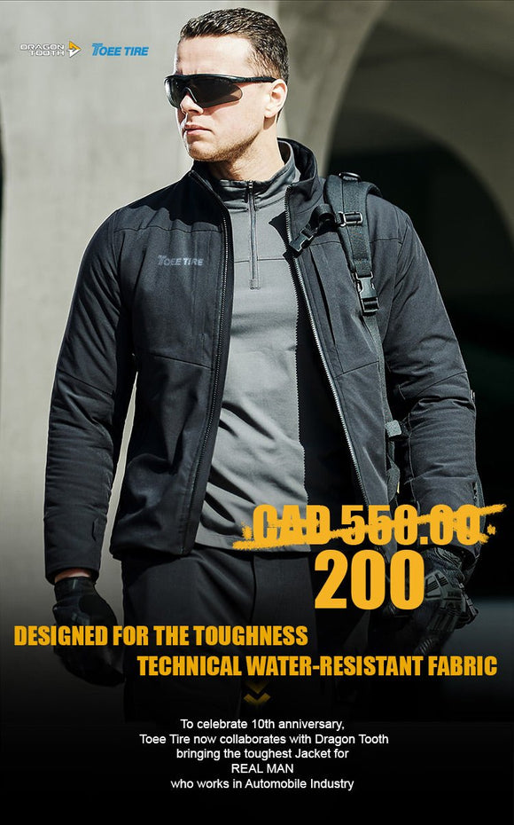 2ND GEN DRAGON TOOTH FEATHER WEIGHT WEATHER RESIST TACTICAL JACKET - Toee Tire