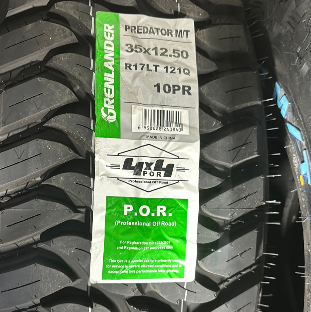 35X12.50R17 GRENLANDER PREDATOR M/T LIGHT TRUCK - Toee Tire