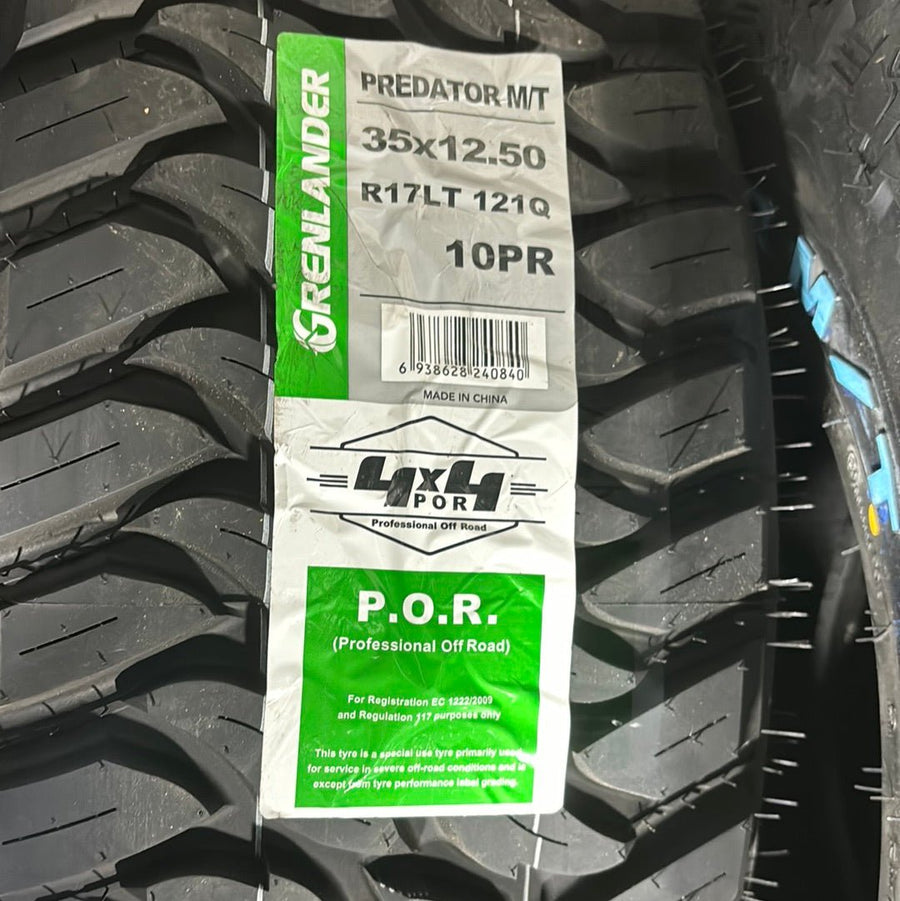 35X12.50R17 GRENLANDER PREDATOR M/T LIGHT TRUCK - Toee Tire