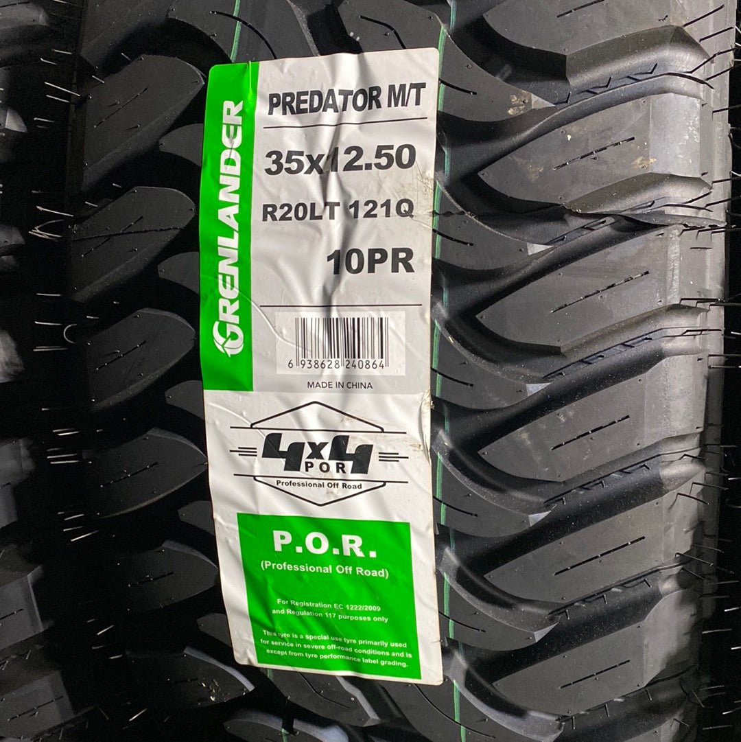 35X12.50R20 GRENLANDER PREDATOR M/T LIGHT TRUCK - Toee Tire