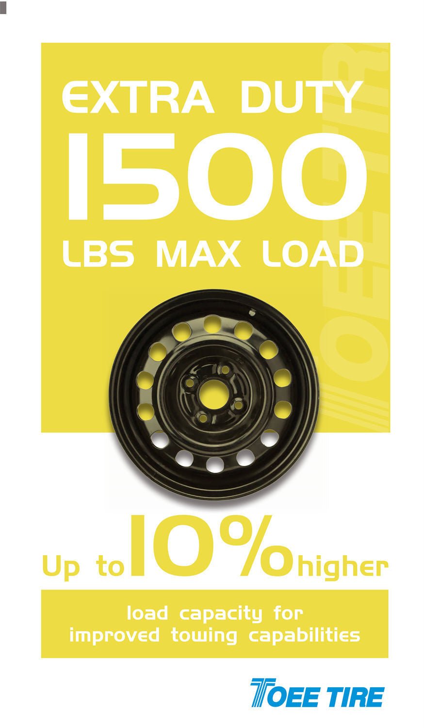 STEEL RIM X40838 16 INCH 5X108 - Toee Tire