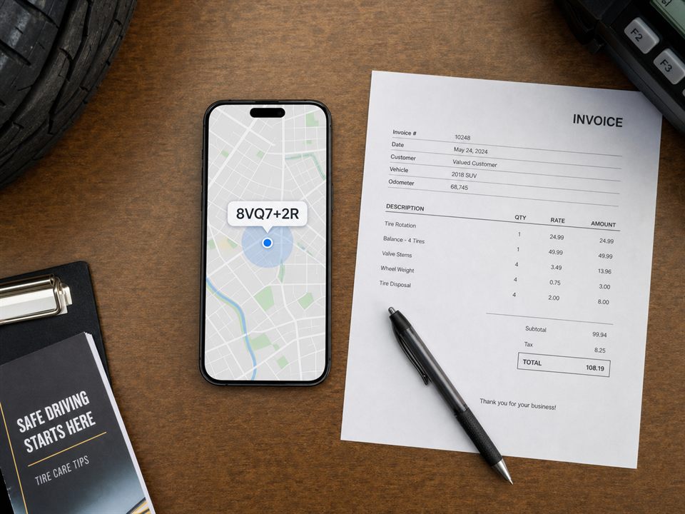 Copying a Google Maps Plus Code from a shop listing